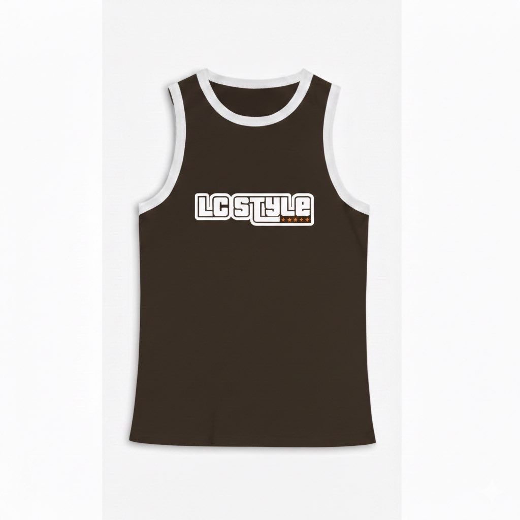 Brown GTA LC. Style Tank Top